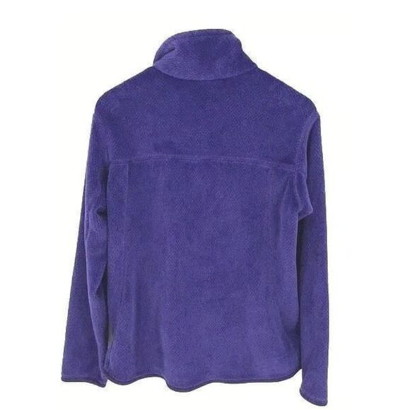 Patagonia Re-Tool Polartec Synchilla Fleece Sweater Jacket Purple Zip Women M - Picture 2 of 4